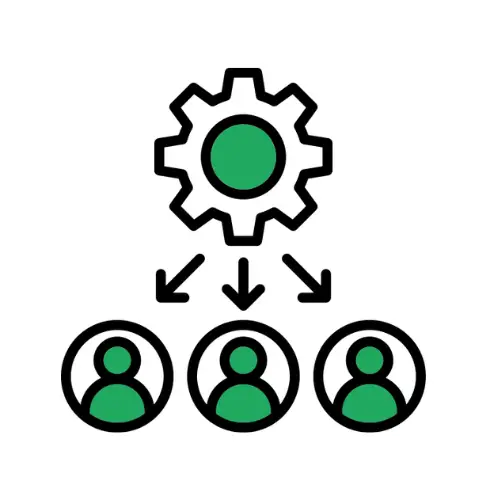 6 Piktogramm einer Managementstruktur